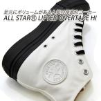コンバース 厚底 スニーカー メンズ ハイカット オールスター 白黒 CONVERSE ALL STAR (R) LIFTED OVERTAPE HI ホワイト/ブラック 2024年秋 新作 送料無料