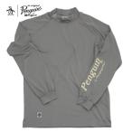 Penguin by Munsingwear пингвин bai Munsingwear одежда STRETCH LONG SLEEVE MOCK NECK стрейч длинный рукав mok шея серый мужской футболка 