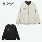 Penguin by Munsingwear пингвин bai Munsingwear одежда 4WAY STRETCH BRUSHED MESH LINING PULLOVER подкладка тянуть over BEIGE BLACK стандартный обращение магазин 