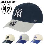 47Brand キャップ メンズ レディース ヤンキース クリーンナップ NY ロゴ ツートンカラー MLB 帽子 ドジャース LA メジャーリーグ