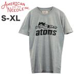 アメリカンニードル Tシャツ 半袖 メンズ トップス American Needle 野球 サンケイアトムズ ロゴ プリントTシャツ 鉄腕アトム アニメ ATOMS