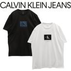 カルバンクライン Tシャツ 半袖 ロゴ Calvin Klein Jeans メンズ レディース トップス モノグラム ボックスロゴ プリントT 4R8012S CK