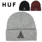 ハフ HUF ESSENTIALS TT BEANIE ニット帽 ニットキャップ ビーニー  メンズ 帽子 トリプルトライアングルロゴ