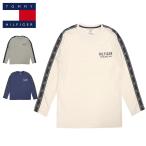 トミーヒルフィガー トレーナー ライトウェイト 薄手 メンズ TOMMY HILFIGER ブランド ロゴ ロンT ルームウェア 裏パイル
