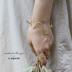 レディースバングル 『イエルト ウェーブ バングル』 ブレスレット メンズ ゴールド 日本製 腕輪 波型 シンプル ユニセックス 軽量 aw