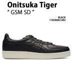 ショッピングオニツカタイガー Onitsuka Tiger オニツカタイガー スニーカー GSM SD BLACK BLACK 1183A803.002 ジーエスエム SD ブラック ブラック