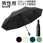 完全遮光 UVカット率99.9％ 日傘 折りたたみ メンズ 直径98cm 遮熱 雨傘 晴雨兼用 俺の日傘 男性