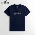 ホリスター HOLLISTER メンズ 半袖 Tシャツ ロゴグラフィックTシャツ ネイビー