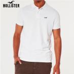 ショッピングホリスター ホリスター HOLLISTER メンズ ポロシャツ 半袖 ストレッチアイコンポロ ホワイト 324-224-1014-100