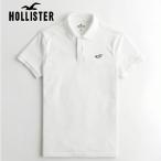 ホリスター HOLLISTER メンズ ポロシャツ 半袖 ストレッチポロ ホワイト