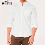 ホリスター メンズ 長袖  HOLLISTER 新作 アイコン ストレッチ オックスフォードシャツ ホワイト 325-259-2680-100