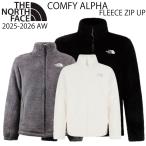 ショッピングFleece ノースフェイス フリース メンズ レディース THE NORTH FACE 25-26 COMFY ALPHA FLEECE ZIP UP フリースジャケット フリースジップアップ