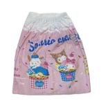 ラップタオル 子供用 巻きタオル 子供 マキタオル バスタオル 水泳用品 プール 約60cm丈 マキM サンリオキャラクターズ アイスクリームパーラー