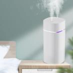 加湿器 卓上 600mL 大容量 超音波式 小型 静音 アロマ対応 除菌 USB充電 カラーライト 七色??LED灯 ミニ 乾燥防止 空焚き防止