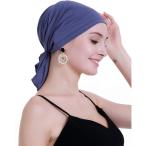 バンブー 化学療法 ヘッドスカーフ 女性用 抜け毛 - がんのスリッポン ヘッドウェア ターバン 密封パッケージ