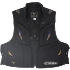 (FINAL PERFECTION/ファイナルパーフェクション) PFP-3 鮎ベスト ブラック 多機能ベスト 防風 撥水 軽量 サイズ調整可能 ポケット