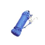 Yahoo! Yahoo!ショッピング(ヤフー ショッピング)【TAKA/タカ産業】PP ナスカン付ロープ　4mm×10m　ロープ-A　300019　ロープ　ナスカン付き