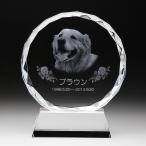  мемориальная табличка имя с логотипом 2D фото crystal KP-1 Circle dia cut домашнее животное memorial сувенир стекло. мемориальная табличка 