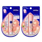 ショッピングニベア ２本セット　ニベア　フレーバーリップ　デリシャスドロップ　リップクリーム　ピーチ＆バニラの香り　1本　3.5g　神奈川倉庫