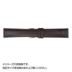 MIMOSA(ミモザ) 時計バンド EMカーフ 16mm ダークブラウン (美錠:銀) CEM-B16　メール便対応商品