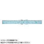 MIMOSA(ミモザ) 時計バンド PRA型押ワニ 14mm ライトブルー (美錠:銀) CPR-BL14　メール便対応商品