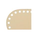 INAZUMA イナズマ 太糸用編み底 (約)21×8cm・穴φ6mm (103)薄アイボリー KBS-2108L　メール便対応商品