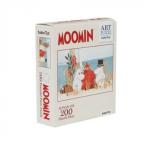 MOOMIN Moomin Moomin искусство мозаика 200 деталь красный BBT990074