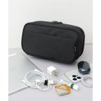 ショッピングガジェット ガジェットポーチ メンズ レディース 撥水 止水ファスナー 多収納 ガジェットケース 小物入れ ビジネス 旅行 ベッドポーチ ノアール NoiR