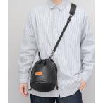 ユニバーサルオーバーオール 巾着ショルダーバッグ ミニショルダー レザー調 巾着バッグ 斜めがけ 2WAY ポーチ UNIVERSAL OVERALL