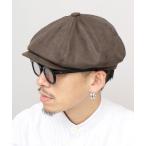 キャスケット 帽子 メンズ スエード調 ピーチスキン 大きめ ニュースボーイキャップ 秋 冬 深め シンプル 無地 おしゃれ カジュアル 大人
