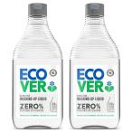 ECOVER エコベール ゼロ 食器用洗剤 詰め替え用 (無香料・無着色) 950ml×2個 大容量 ecover 手に優しい 植物由来 赤ちゃん 食器洗剤 キッチン洗剤　まとめ買い