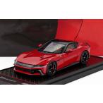 ミニカー 1/43 フェラーリ 12チリンドリ BBR-MODELS 1/43 FERRARI 12CILINDRI V12 830cv PANORAMIC ROOF 2024 ROSSO CORSA - RED BBRC306B