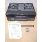 [ не использовался товар ]Rinnai/ Rinnai газовая плита LAKUCIE fine левый чуть более огонь черный пропан газовый RT66WC1RA-BGL 2. газовая плитка *51867