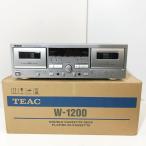 [ не использовался ]TEAC/ Teac двойной кассетная дека лента запись воспроизведение караоке собрание звук .. запись изготовление смешивание функция USB цифровой мощность W-1200