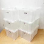 [ б/у прекрасный товар ]TRUSCO/ Trusco THC type контейнер 6 шт прозрачный THC35A-TM действительный внутренний размер 442X298X255 в машине накладывающийся возможность контейнер модель 