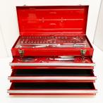 [ б/у ]Kingsley/ King потертость - инструмент полный комплект 9.5mm ящик для инструментов 9.5sq комплект DX-95 гаечный ключ / ключ не использовался * гнездо 19mm отсутствует *67294