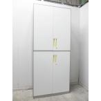 ショッピングコクヨ ■中古品■ コクヨ 両開き上下書庫 ユニフレックスシリーズ BWZ-SU59/BWZ-SD59 ※小キズ有/取手ヤケ有