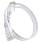 [ стоимость доставки 220 иен ]CAT6 категория 6 тонкий Flat LAN кабель 0.5m 50cm белый белый персональный компьютер интернет PC WiFi маршрутизатор беспроводной проводной 