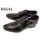 リーガル REGAL 靴 メンズ ビジネスシューズ 37TRBC ストレートチップ 本革 ダブルモンクストラップ ブラック 37TR BC