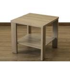 [送料無料・カード・前払限定]サイドテーブル　約W50xD50XH48cm　ライトブラウン＊ソファー横、ベッドサイドや簡易パソコンテーブルにも