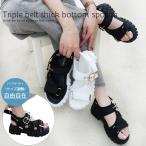 ショッピングサンダル レディース 歩きやすい サンダル レディース 厚底 歩きやすい 黒 トラックソール スポサン ベルクロ 夏 白 40代 爆買