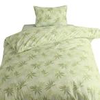 me Lee Night (Merry Night) обе боковой застежка-молния . чехол на футон [ resort leaf ] зеленый одиночный длинный примерно 150×210cm.