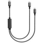 2in1 1.5M USB C to USB C ケーブル PD急速充電 120W/6A Type C タイプc 充電ケーブル iPhone 1