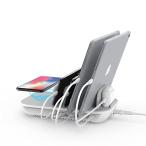 PD соответствует / беспроводной зарядное устройство /4 порт USB-A, шея .70W 5 порт зарядка стойка 15W беспроводной зарядка накладка имеется iPad Pro G