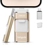 256GB Phone対応usbメモリアプリ不要 写真保存 直接usbに写真を移す４in1 フラッシュドラメモリ人気 USB 両面挿しスマホ U