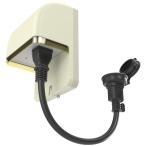 ショッピング延長コード [延長コード専門家] AKIRARI 延長コード 30cm 防雨 防水 プラグ変換 補助延長コード 防雨型変換延長コード 電源コード 延長ケーブ