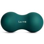La-VIE(ラヴィ) かたお ダークグリーン 筋膜リリースボール ストレッチボール フォームローラー ピーナッツ型 3B-4806 メーカー純