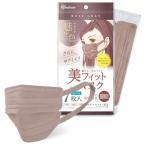 ショッピング血色マスク [アイリスオーヤマ] 風邪予防 マスク 不織布 プリーツマスク 35枚入 ふつうサイズ 個包装 小顔 美フィットマスク 血色マスク チークマスク