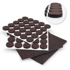 COVERCORNER мебель защита накладка 50 шт круглый +2 Hirakata форма фетр накладка царапина предотвращение * звукоизоляция * контроль вибрации предотвращение скольжения коврик ( темно-коричневый 5mm)