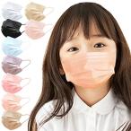 [millarouge] マスク 不織布 カラーマスク 血色 カラー 小さめ (小顔) 普通 サイズ 使い捨てマスク 50+1枚 血色マスク や